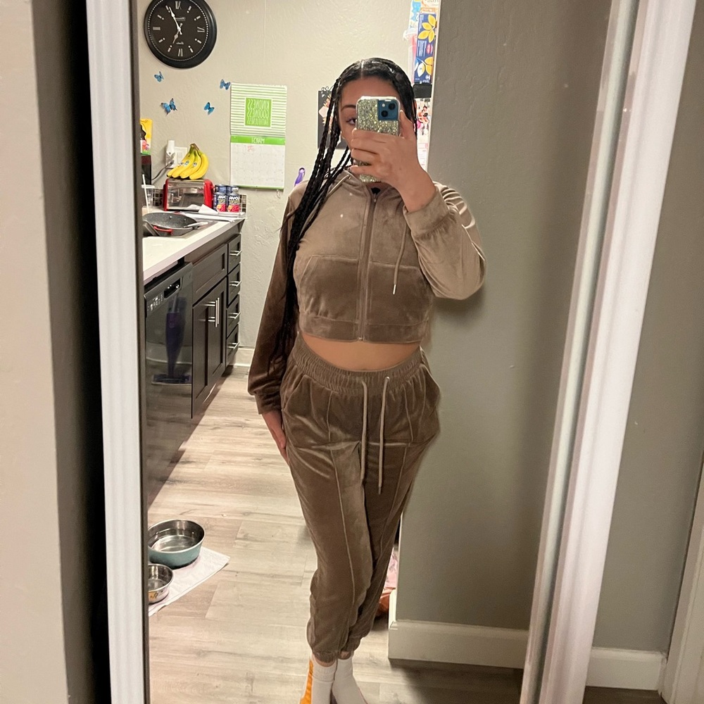 Champagne colored matching set